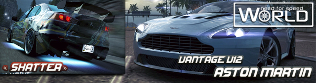 Aston Martin V12 Vantage и Mitsubishi Lancer Evo X 'Shatter'