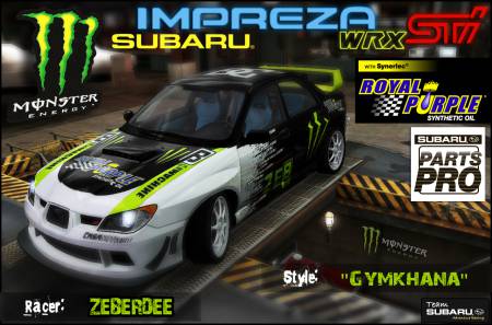 Subaru Impreza WRX STI by Zeberdee (Gymkhana style)
